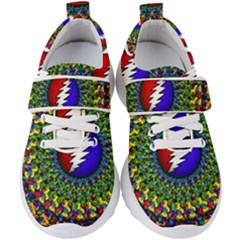 Grateful Dead Kids  Velcro Strap Shoes by Sarkoni