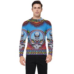 Grateful Dead Wallpapers Men s Long Sleeve Rash Guard by Sarkoni