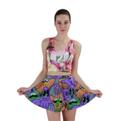 Trippy Aesthetic Halloween Mini Skirt by Sarkoni