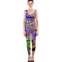 Trippy Aesthetic Halloween One Piece Catsuit View1