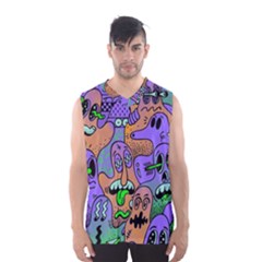 Trippy Aesthetic Halloween Men s Basketball Tank Top by Sarkoni