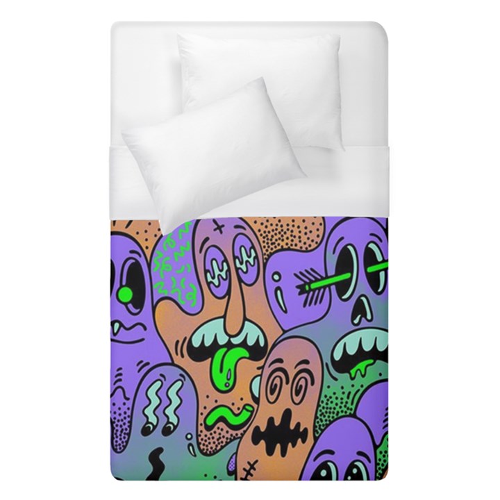 Trippy Aesthetic Halloween Duvet Cover (Single Size)