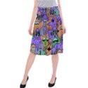 Trippy Aesthetic Halloween Midi Beach Skirt View1