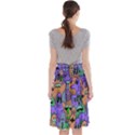 Trippy Aesthetic Halloween Midi Beach Skirt View2