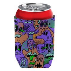 Trippy Aesthetic Halloween Can Holder by Sarkoni