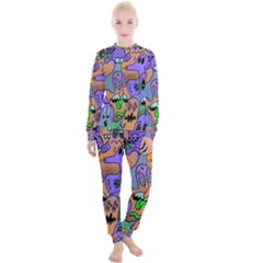 Trippy Aesthetic Halloween Women s Lounge Set by Sarkoni