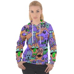 Trippy Aesthetic Halloween Women s Overhead Hoodie by Sarkoni