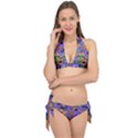 Trippy Aesthetic Halloween Tie It Up Bikini Set View1