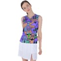 Trippy Aesthetic Halloween Women s Sleeveless Sports Top View1