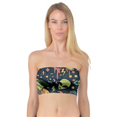 Alien Rocket Space Aesthetic Bandeau Top by Sarkoni