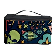 Alien Rocket Space Aesthetic Cosmetic Storage Case by Sarkoni