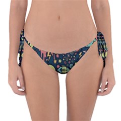 Alien Rocket Space Aesthetic Reversible Bikini Bottoms by Sarkoni