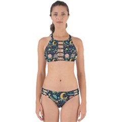 Alien Rocket Space Aesthetic Perfectly Cut Out Bikini Set by Sarkoni