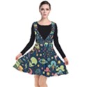 Alien Rocket Space Aesthetic Plunge Pinafore Dress View1