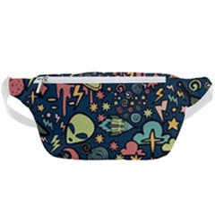 Alien Rocket Space Aesthetic Waist Bag  by Sarkoni