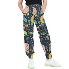 Alien Rocket Space Aesthetic Kids  Joggers by Sarkoni