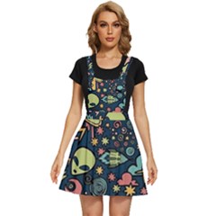 Alien Rocket Space Aesthetic Apron Dress by Sarkoni