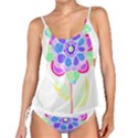 Flower Illustration T- Shirtflower T- Shirt Tankini Set View1