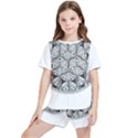 Flower Of Life T- Shirt Flower Of Life Mandala T- Shirt Kids  T-Shirt And Sports Shorts Set View1