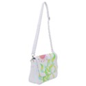 Flower Pattern T- Shirtflower T- Shirt Shoulder Bag with Back Zipper View1