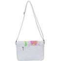 Flower Pattern T- Shirtflower T- Shirt Shoulder Bag with Back Zipper View3