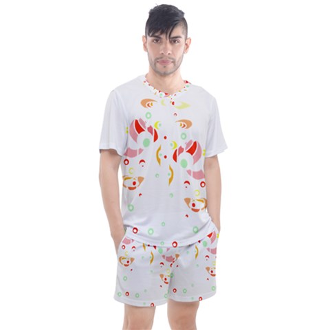 Flowers Art T- Shirtflowers T- Shirt (6) Men s Mesh T-shirt And Shorts Set by EnriqueJohnson