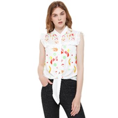 Flowers Art T- Shirtflowers T- Shirt (6) Frill Detail Shirt by EnriqueJohnson