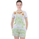 Flowers Art T- Shirtflowers T- Shirt (9) Women s T-Shirt and Shorts Set View1