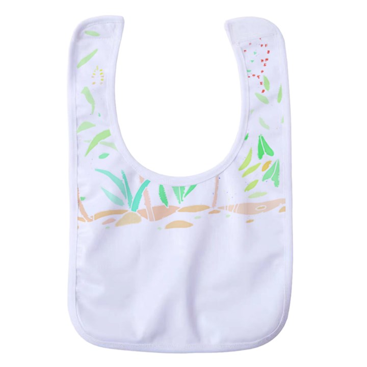 Flowers Art T- Shirtflowers T- Shirt (20) Baby Bib