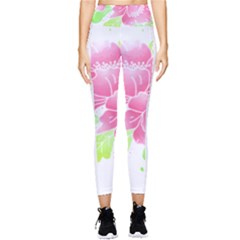 Flowers Art T- Shirtflowers T- Shirt (21) Pocket Leggings  by EnriqueJohnson