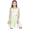 Flowers Art T- Shirtflowers T- Shirt (22) Kids  Skater Dress View1