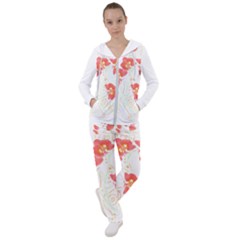 Flowers Illustration T- Shirtflowers T- Shirt Women s Tracksuit by EnriqueJohnson