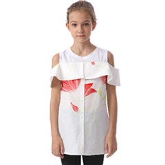 Flowers Lover T- Shirtflowers T- Shirt (2) Fold Over Open Sleeve Top by EnriqueJohnson