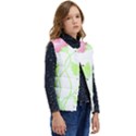 Flowers Lover T- Shirtflowers T- Shirt (6) Kid s Button Up Puffer Vest	 View2