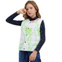 Flowers Lover T- Shirtflowers T- Shirt (6) Kid s Button Up Puffer Vest	 View3