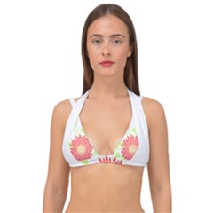 Flowers Lover T- Shirtflowers T- Shirt (8) Double Strap Halter Bikini Top by EnriqueJohnson