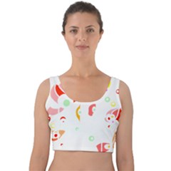 Flowers Lover T- Shirtflowers T- Shirt (9) Velvet Crop Top