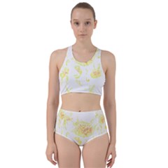 Flowers Lover T- Shirtflowers T- Shirt (11) Racer Back Bikini Set