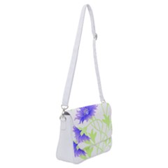 Flowers Pattern T- Shirtflowers T- Shirt Shoulder Bag With Back Zipper by EnriqueJohnson