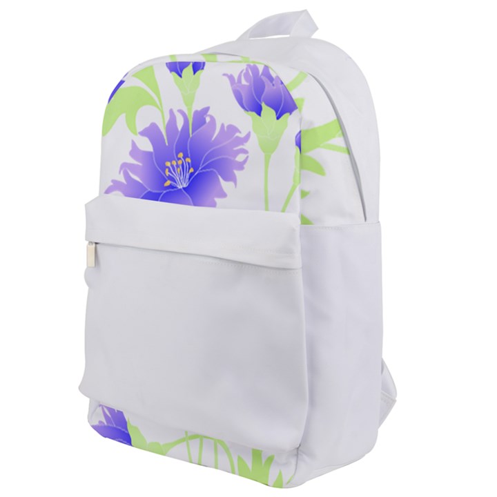 Flowers Pattern T- Shirtflowers T- Shirt Classic Backpack