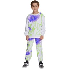 Flowers Pattern T- Shirtflowers T- Shirt Kids  Sweatshirt Set by EnriqueJohnson