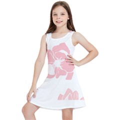 Flowers T- Shirt Flowers Pattern T- Shirt Kids  Lightweight Sleeveless Dress by EnriqueJohnson