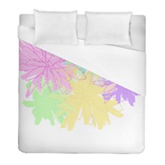 Flowers T- Shirt Just Flowers T- Shirt Duvet Cover (full/ Double Size) by EnriqueJohnson