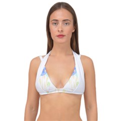 Flowers T- Shirtflowers T- Shirt (2) Double Strap Halter Bikini Top