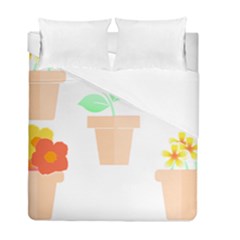 Garden T- Shirt Garden Flowers Pattern T- Shirt Duvet Cover Double Side (full/ Double Size) by EnriqueJohnson