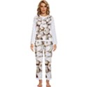 Garlic T- Shirt Garlic Bulbs Photograph T- Shirt Womens  Long Sleeve Lightweight Pajamas Set View1