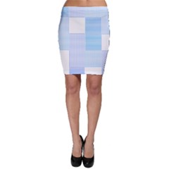 Geometric T- Shirt Blue Composition T- Shirt Bodycon Skirt by EnriqueJohnson