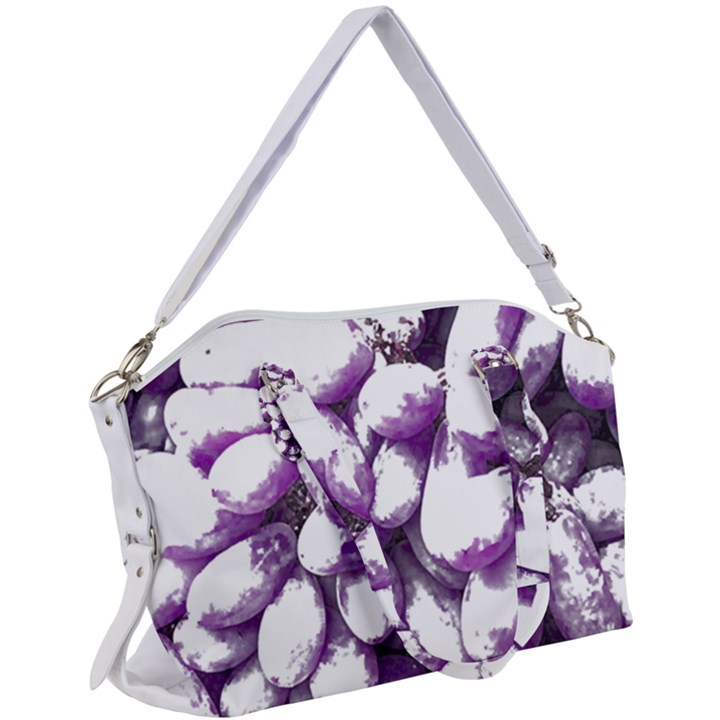 Grapes T- Shirt Purple Grapes Photo T- Shirt Canvas Crossbody Bag