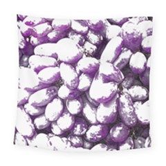 Grapes T- Shirt Purple Grapes Photo T- Shirt Square Tapestry (large) by EnriqueJohnson