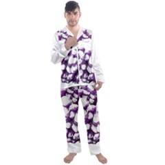 Grapes T- Shirt Purple Grapes Photo T- Shirt Men s Long Sleeve Satin Pajamas Set by EnriqueJohnson